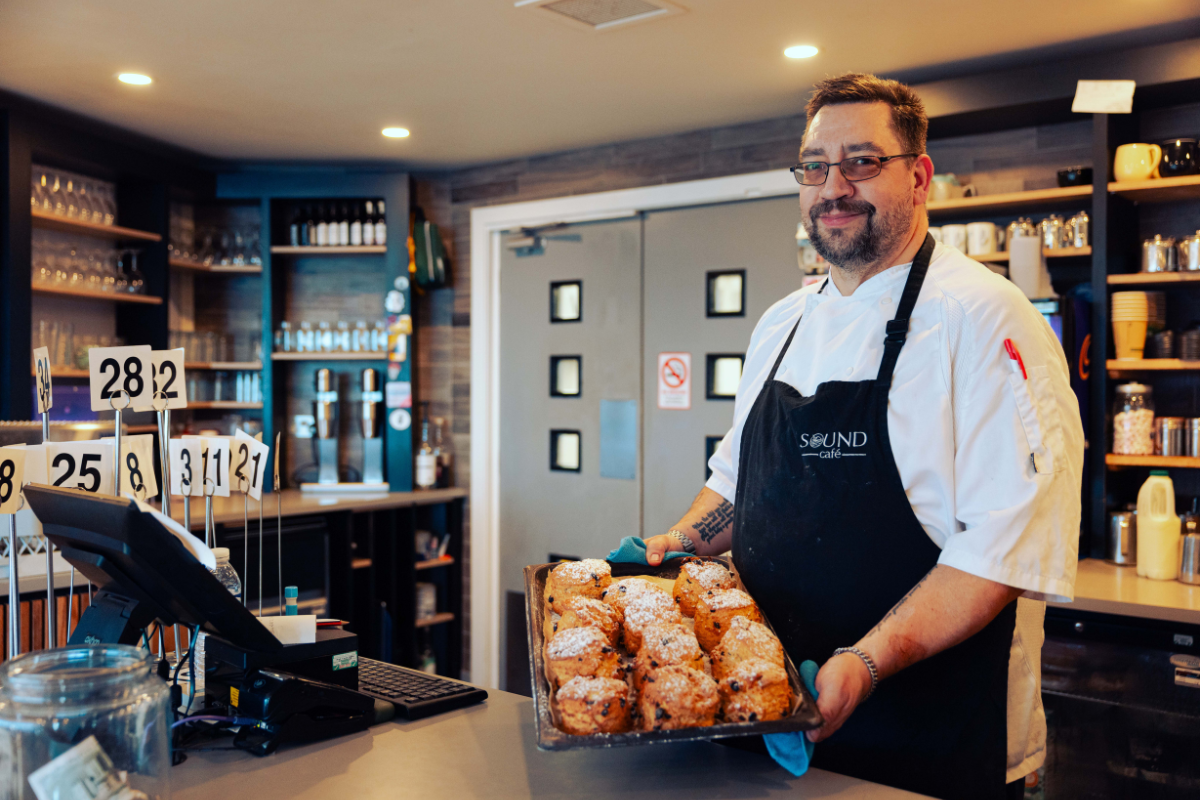 The Cafe at the Sound Scones