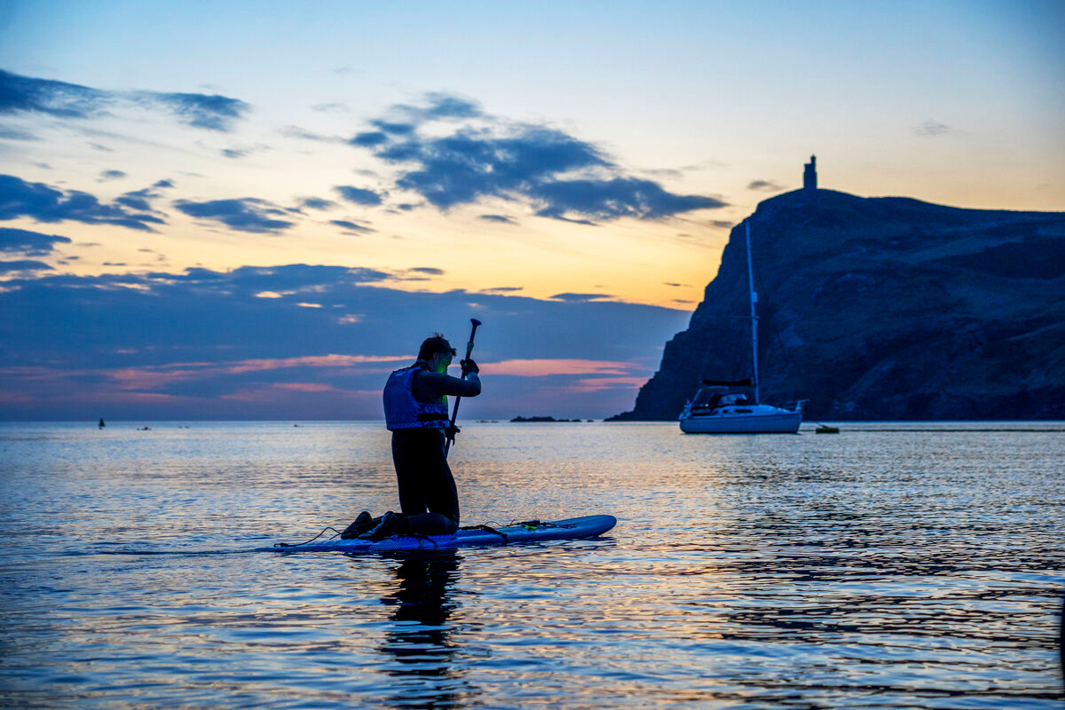Twilight Glo Paddleboarding