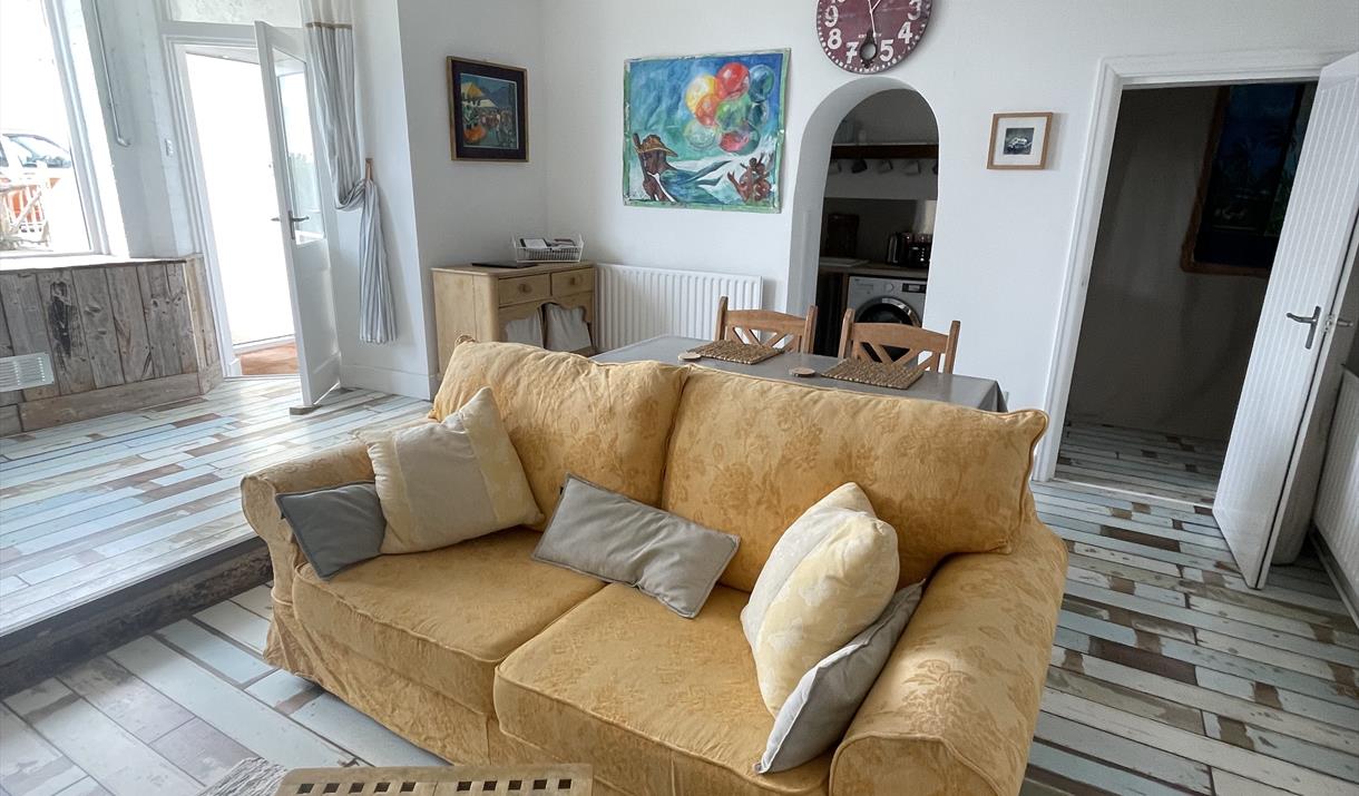 Open plan lounge and dining area