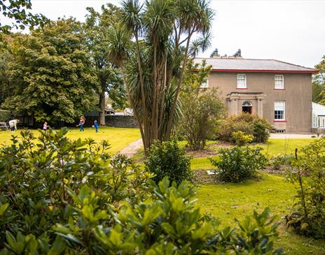 View from the garden of the front of the Grove House