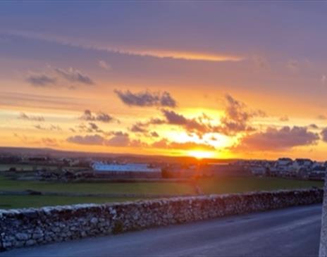 Sunrise over the fields