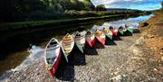 Canoe on the Sulby River