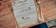 Vibe Wellness Menu