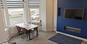 Open plan kitchen, living and dining area