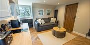 Living Area and Kitchen
