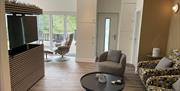 Put your feet up and watch your favourite programs / films. At the push of a button the flower cabinet will bring up your TV