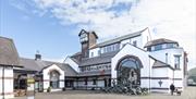 An image of the House of Manannan from the front of the building.