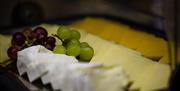 Fresh Cheese Board in Paragon Restaurant at the Best Western Palace Hotel & Casino