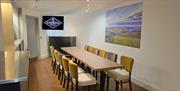 The Promenade Room | The Empress Hotel | 14 people boardroom maximum.