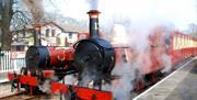 Steam Trains at Ballasalla Station