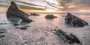 Sunset at White Beach, near Niarbyl on the Isle of Man.
Photography Workshops with Mark Boyd Photography.