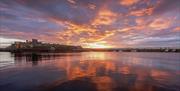 Peel Castle under a firey sky on the Isle of Man.
Photography Workshops with Mark Boyd Photography.