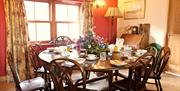 B&B guests enjoy discussions round the lovely communal dining table at Knockaloe Beg
Isle of Man is produce served whenever possible