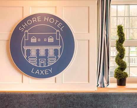 Shore Hotel Laxey Sign